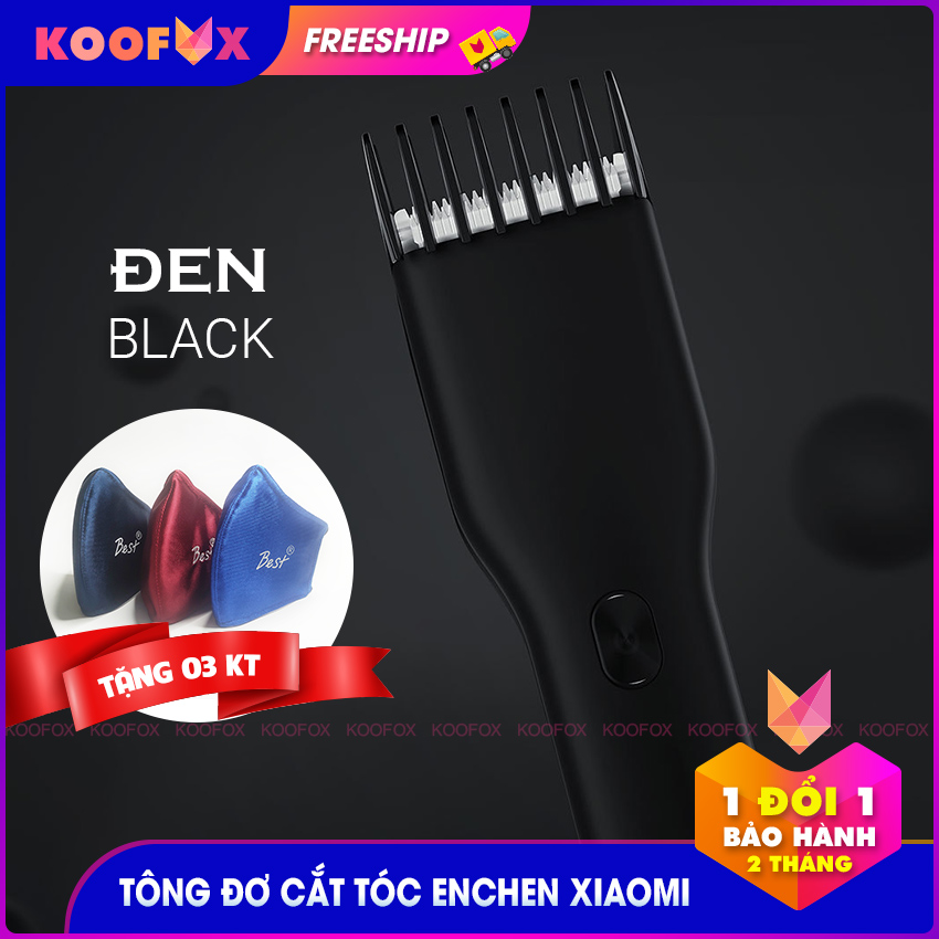 Tông Đơ Cắt Tóc Xiaomi Enchen Boost Cao Cấp - KOOFOX - Không Dây Lưỡi
