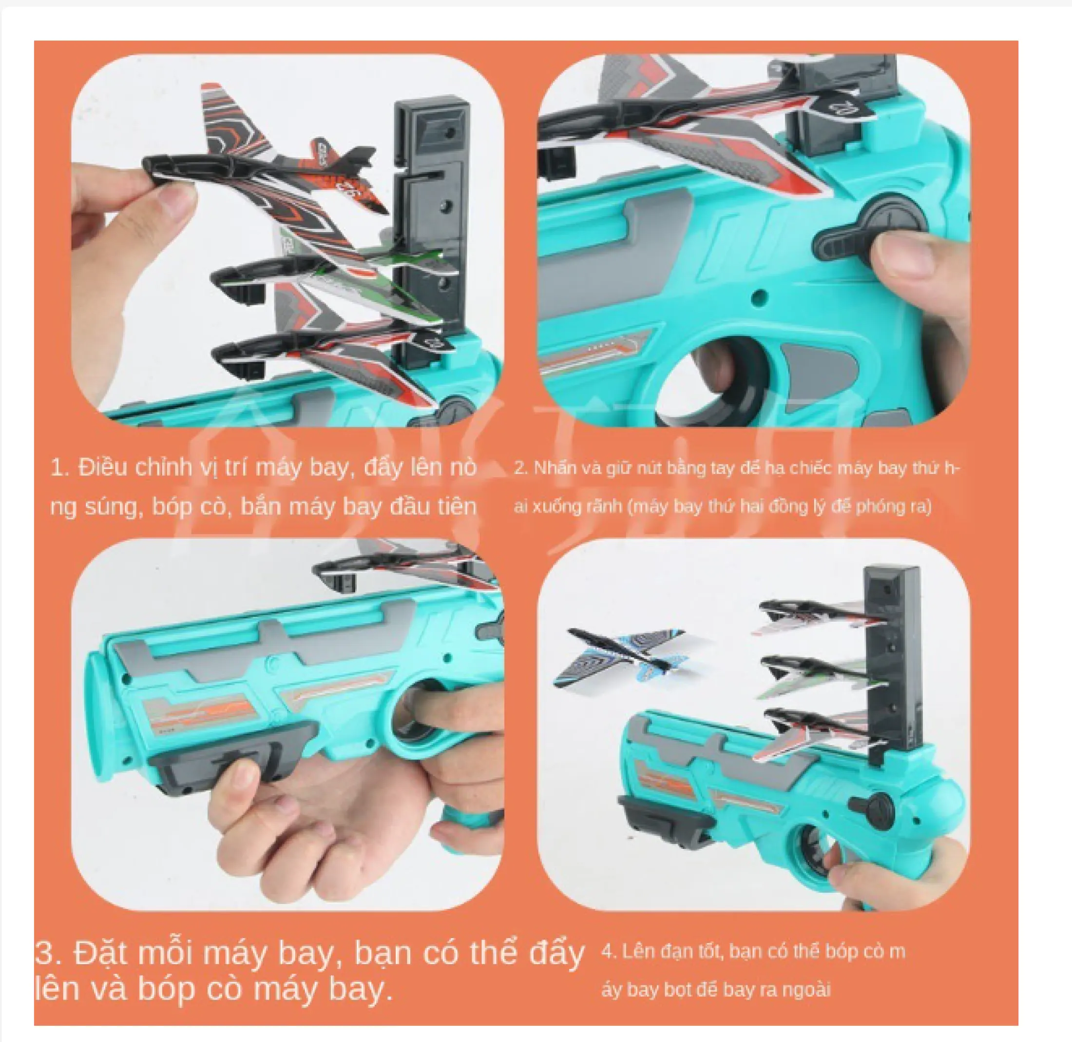 [hcm]đồ chơi bắn máy bay dành cho trẻ em đồ chơi phóng máy bay lượn mô hình trẻ em 3