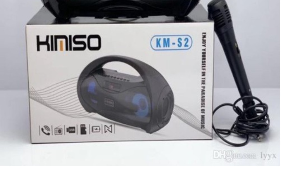 Loa Bluetooth KiMiSo KM – S2 tặng kèm Mic có dây - Shop Loa Bluetooth