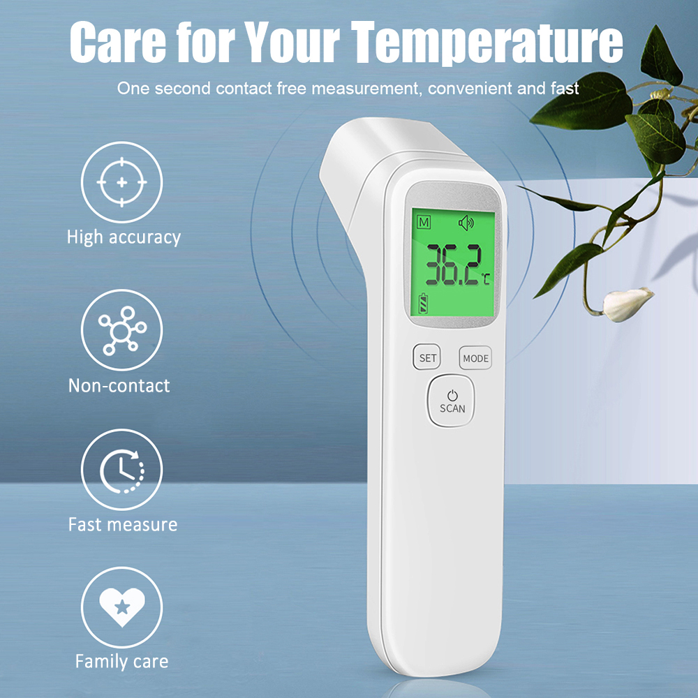 nhiệt kế điện tử hồng ngoại, nhiệt kế đo trẻ em, đo sữa, thức ăn, nước tắm 6