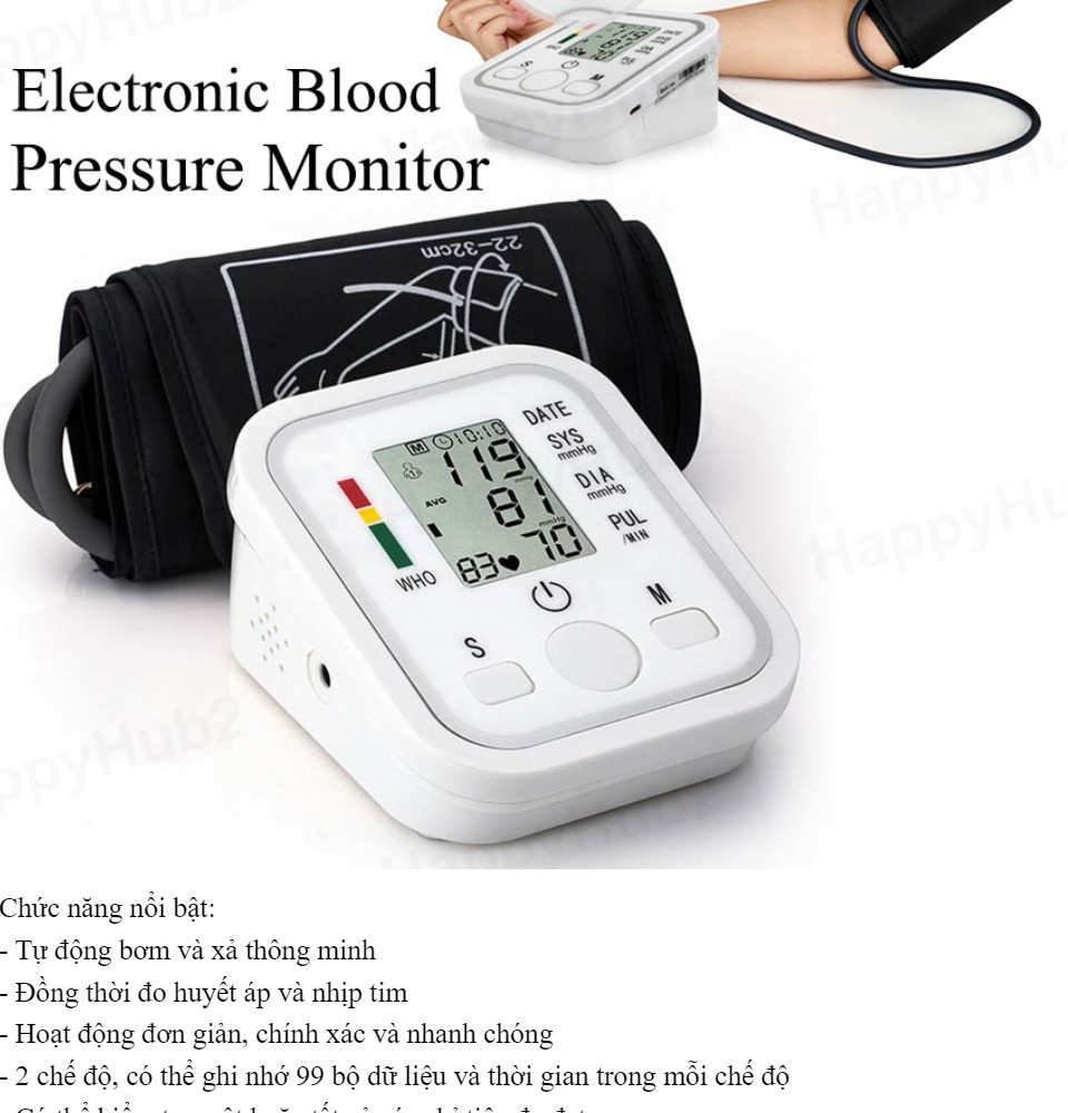 Mua ngay Máy đo huyết áp Arm Style thông minh có giọng nói máy đo