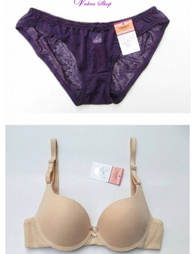 BỘ ÁO NGỰC - ĐỒ LÓT LOVELY - BÔNG ÉP MÚT VỪA