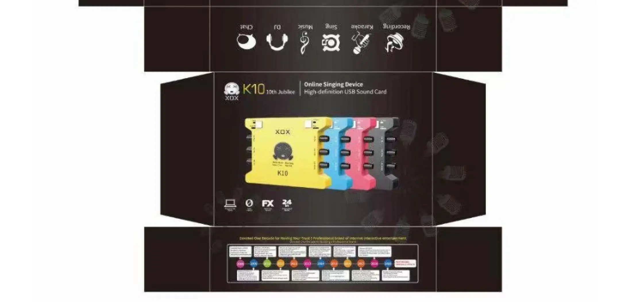 Sound Card XOX K10 Phiên Bản Đặc Biệt Kỷ Niệm 10 Năm