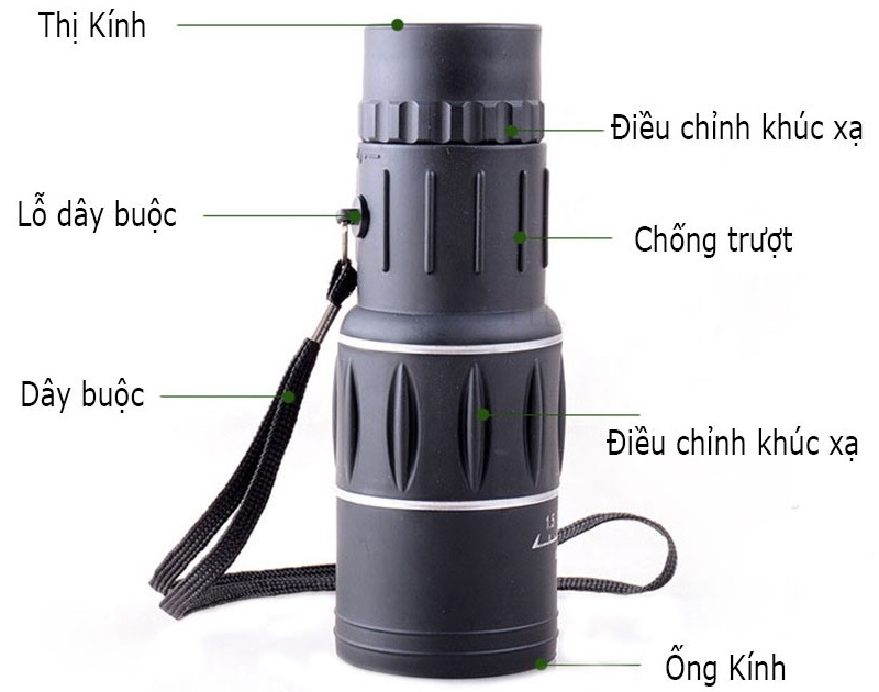 Ống Nhòm Nhìn Xuyên Thấu Không Gian BUSHNELL MONOCULAR 16x52 trang bị thấu kính trong