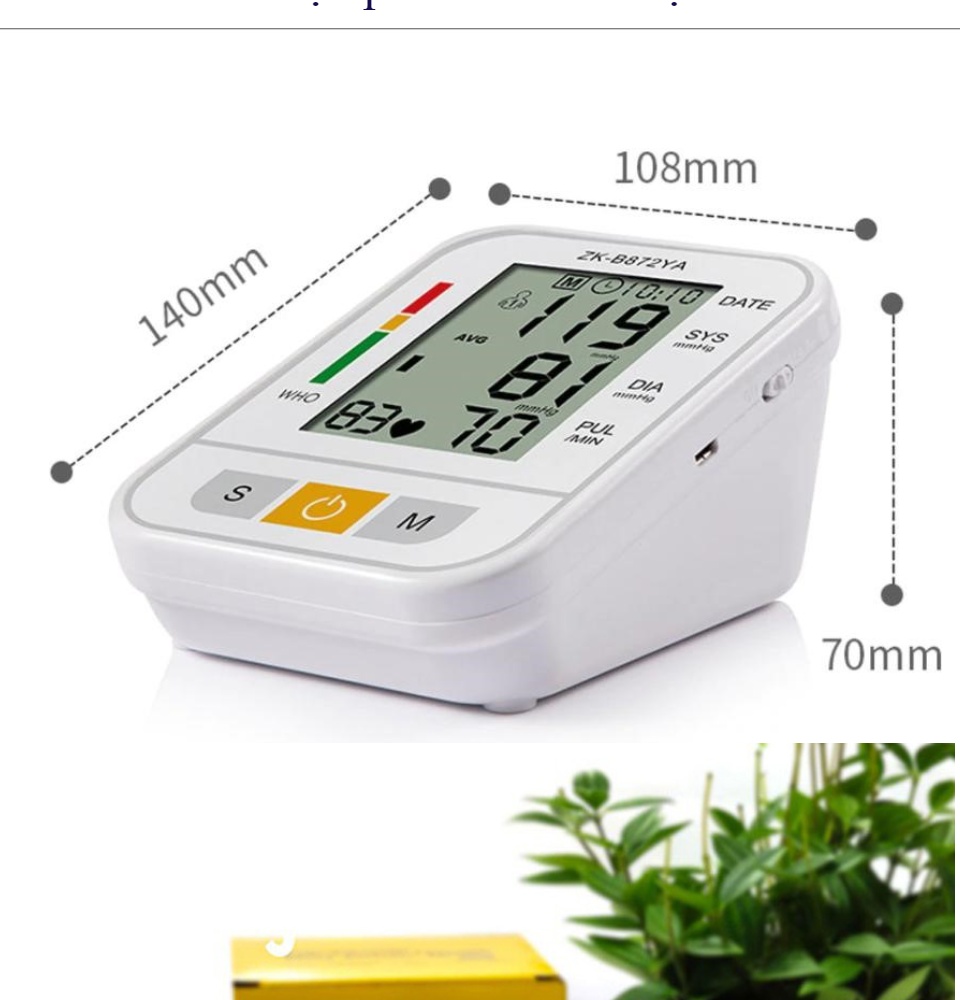 Máy đo huyết áp điện tử bắp tay ZK-B02 - máy đo huyết áp nhật