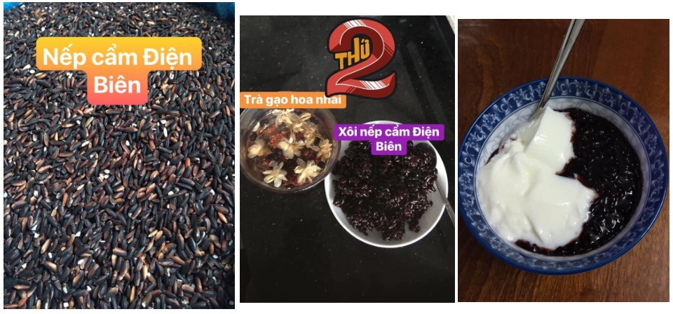 Gạo nếp cẩm Điện Biên hạt to tròn, thơm, dẻo cực ngon 500gr