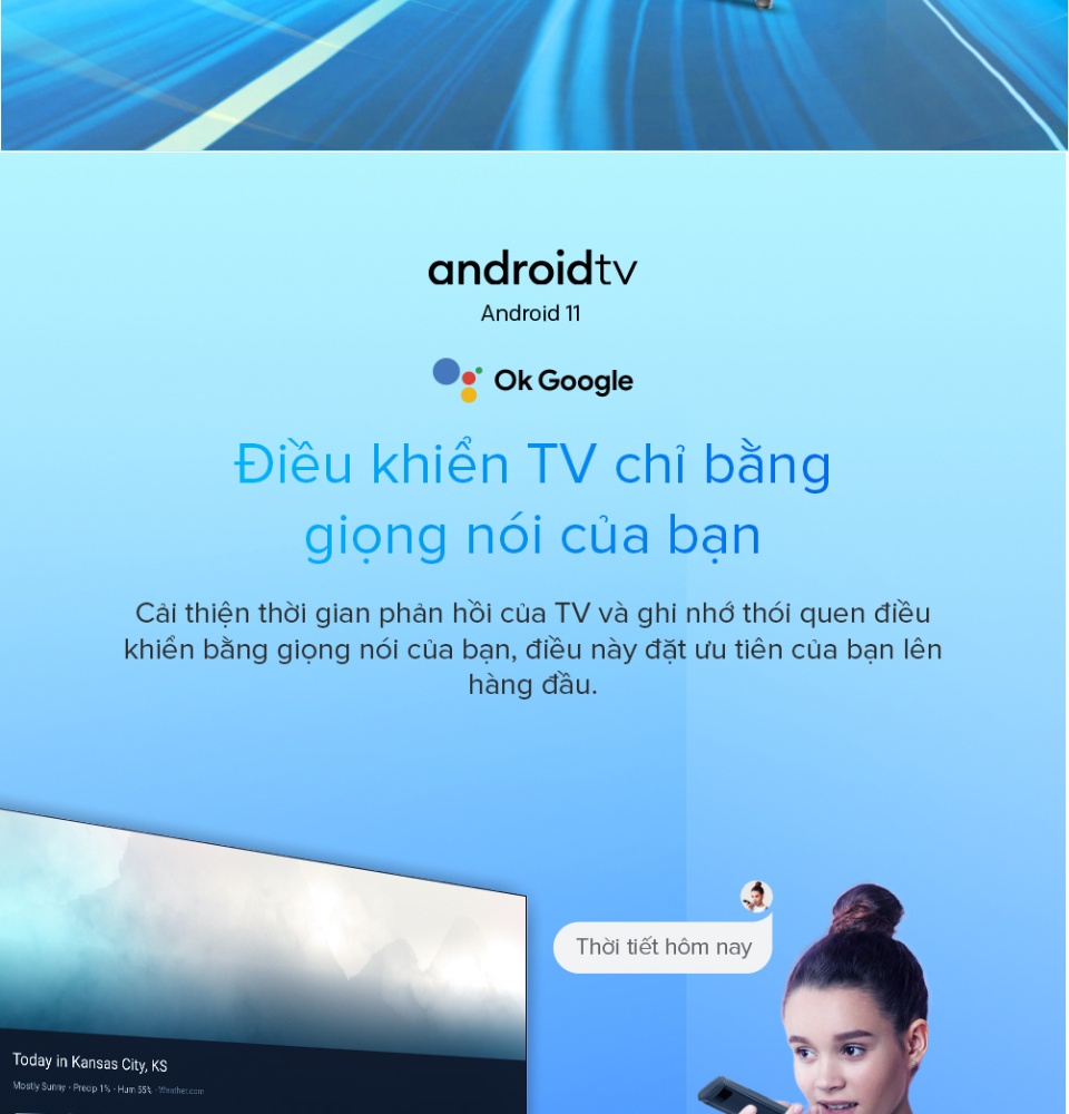 SMART TV FHD Coocaa 43 inch-Android 11 TV-Wifi-viền mỏng-Model 43S7G 2 years warranty Tặng 24 tháng Clip TV