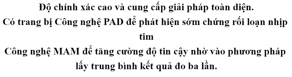 MÁY ĐO HUYẾT ÁP BẮP TAY MICROLIFE BP A100 PLUS- Phát hiện sớm chứng rối