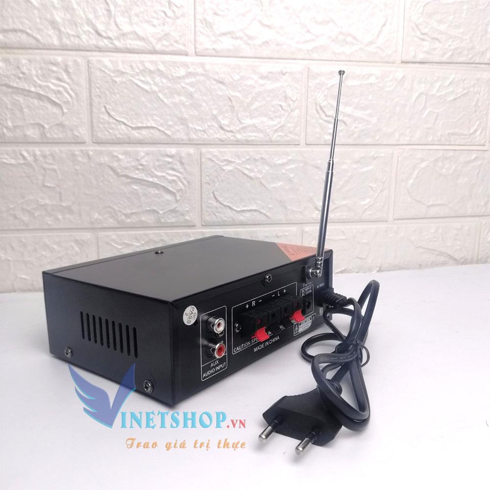 Ampli Mini AK-699D Nguồn 12V+220V - Công Suất 2 Kênh 180W+180W 3 in 1 Hỗ Ampli Mini AK-699D Nguồn 12V+220V - Công Suất 2 Kênh 180W+180W 3 in 1 Hỗ