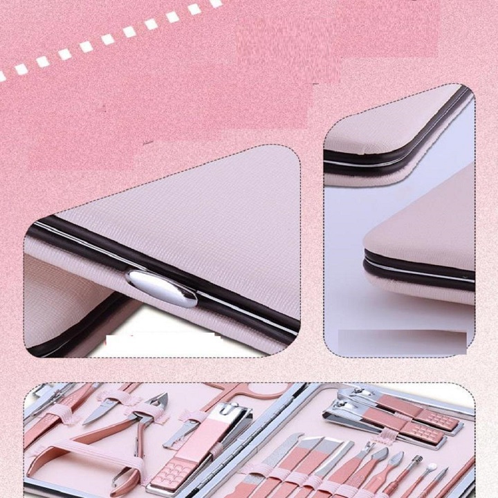 Bộ Cắt Móng Tay, Bộ Làm Móng Tay, Bộ Bấm Móng 18 Món Đa Năng