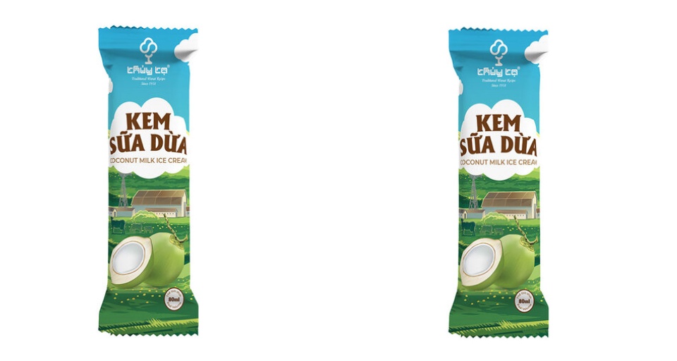 Kem que sữa dừa kem mát mùa hè kem dành cho bạn trẻ kem ngon kem Thủy Tạ kem bờ hồ kem bổ xung dinh dưỡng kem giải nhiệt mùa hè