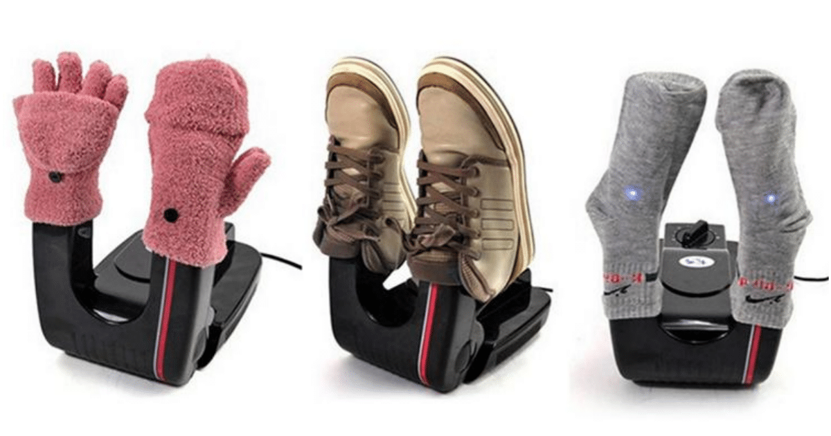 máy sấy giày cao cấp kax giúp giày khô, không có mùi bất chấp thời tiết. 3