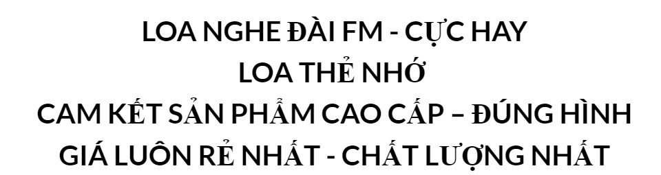 LOA NGHE FM RADIO CRAVEN CR-836 hỗ trợ Thẻ nhớ-USB-FM ÂM THANH NGHE CỰC HAY
