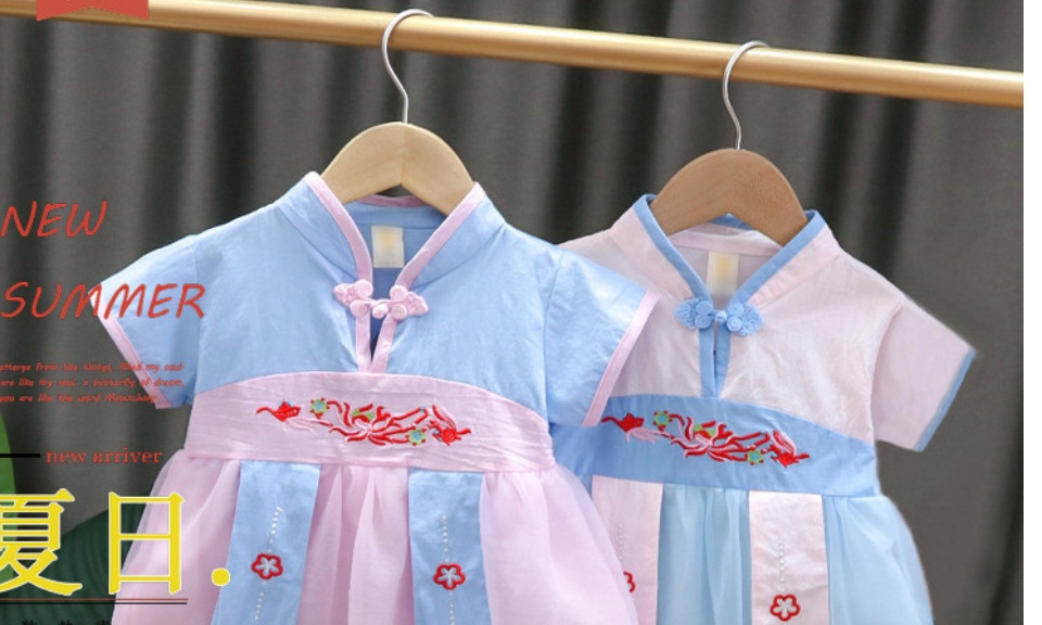 [hcm]váy đầm công chúa hàn quốc dễ thương cho bé gái váy hanbok hàn quốc cho bé từ 5-12kg v47 1