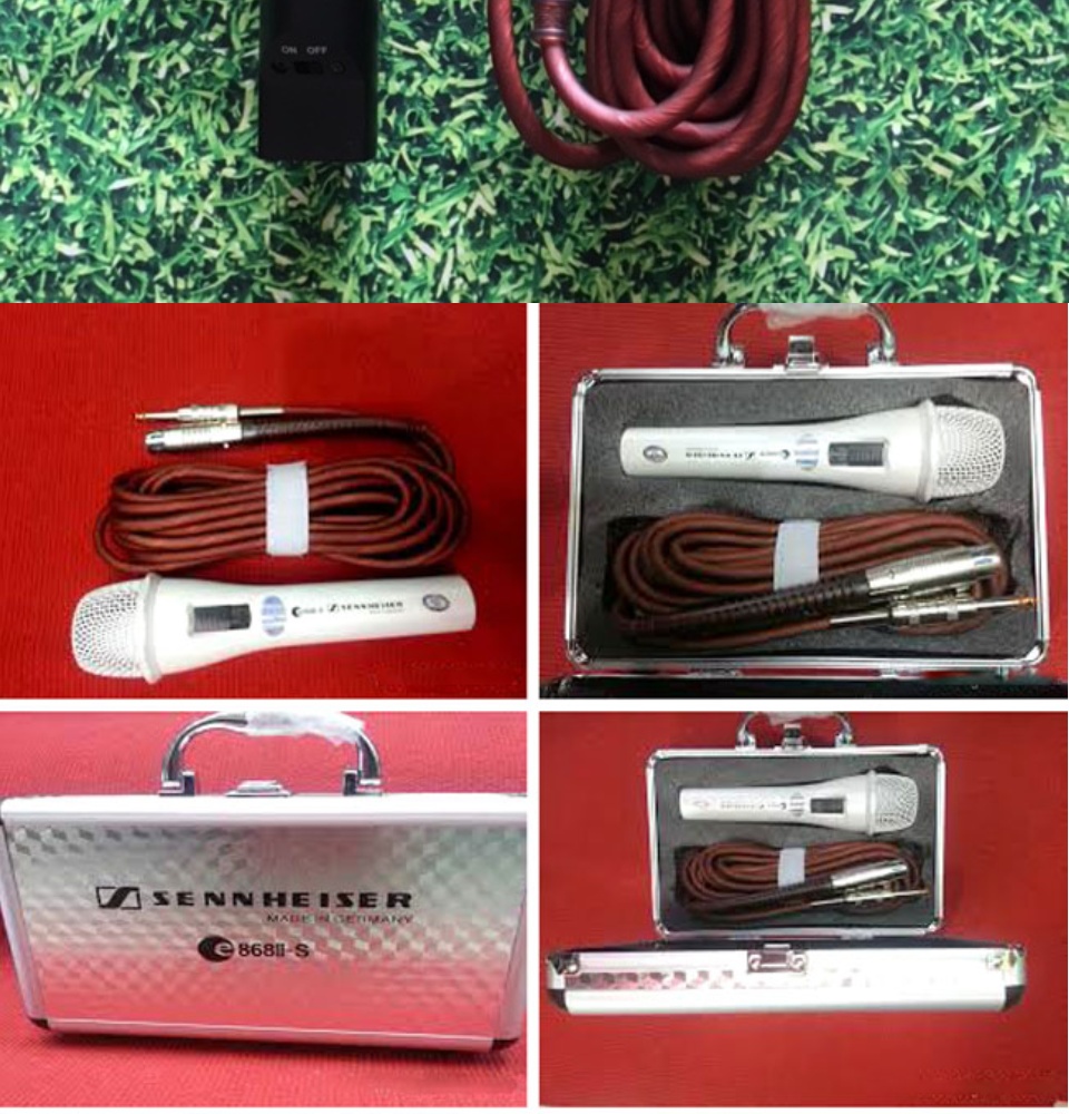 Micro Karaoke Sennheiser E 838II-S- Tần Số 40-17.000Hz Micro Karaoke Có Dây Cực Sang Trọng