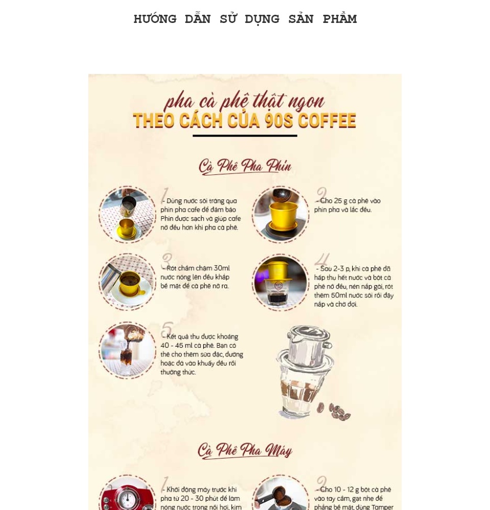 [hot] túi 500gr cà phê đặc biệt 02 pha phin moka & robusta honey rang mộc nguyên chất đầu đắng vừa phải không chua hậu vị ngọt kéo dài trong cổ 100% cà phê sạch 90s coffee vietnam 12
