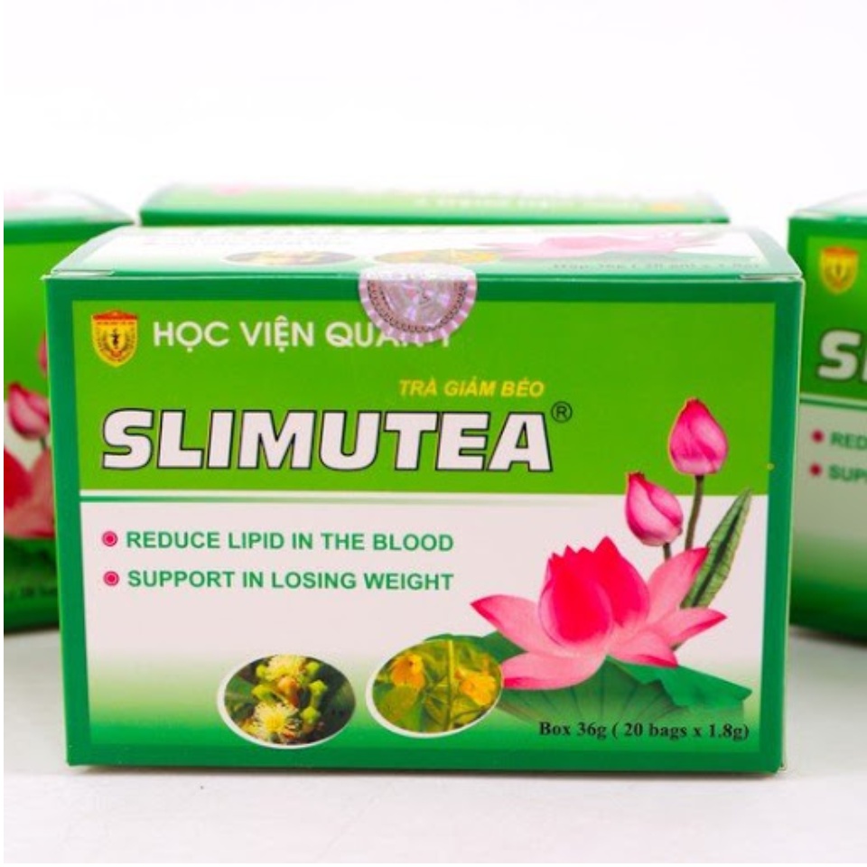 [hcm]liệu trình 1 tháng 2 hộp trà giảm cân giảm béo giảm mỡ máu slimutea học viện quân y (20 gói x 2) 14
