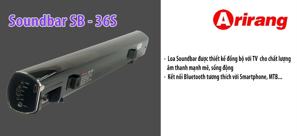 Loa thanh Soundbar Arirang SB-36S