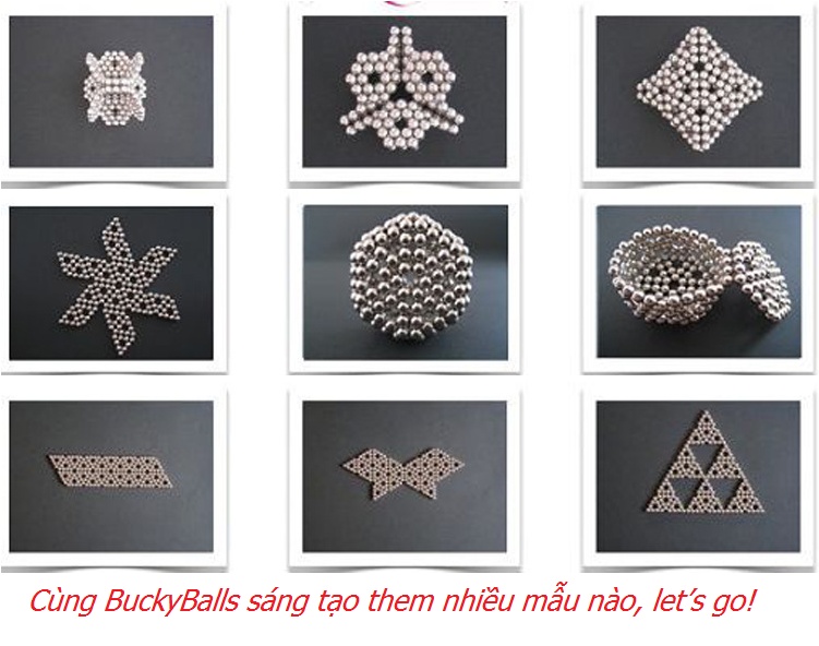 Nam châm xếp hình buckyballs 6 màu mới nhất tại Việt Nam - 14