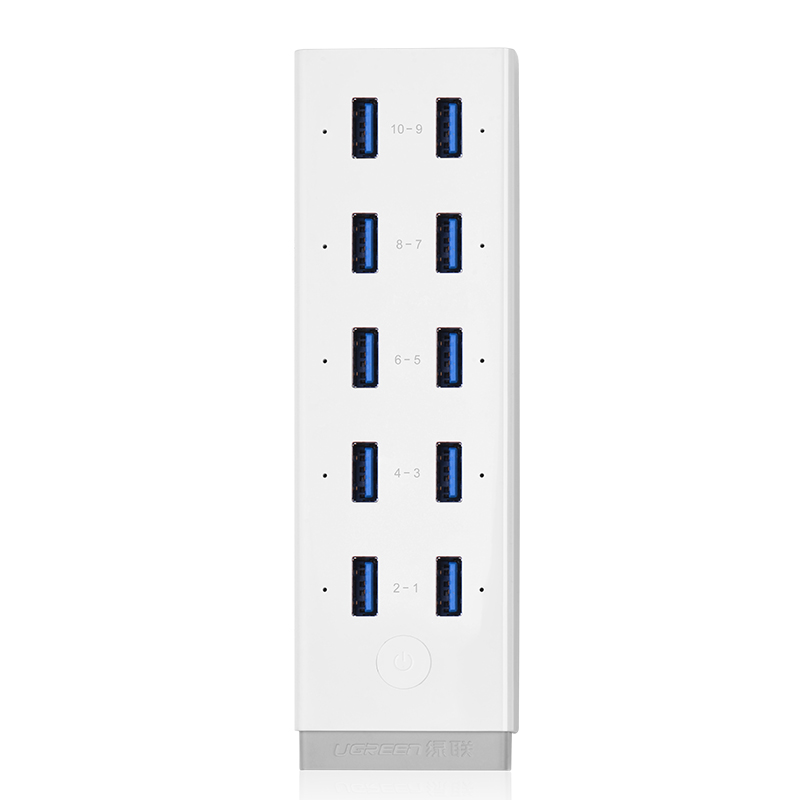 Hub đa chức năng 10 cổng USB 3.0 dài 1m UGREEN CR117 20297 Hub đa chức năng 10 cổng USB 3.0 dài 1m UGREEN CR117 20297