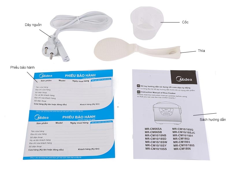 Nồi cơm điện MIDEA 1L MR-CM1001