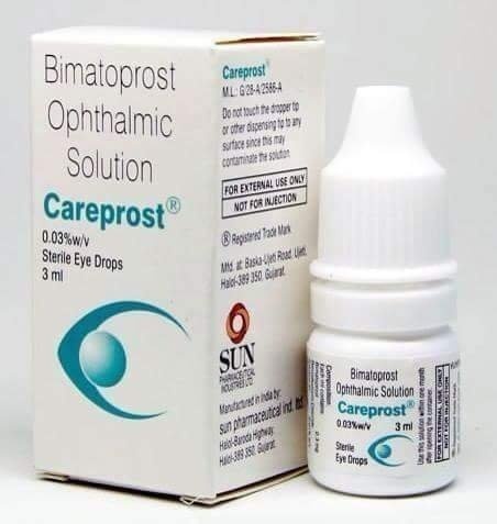 Dưỡng mi careprost từ Ấn Độ hỗ trợ mi mọc dài và dày