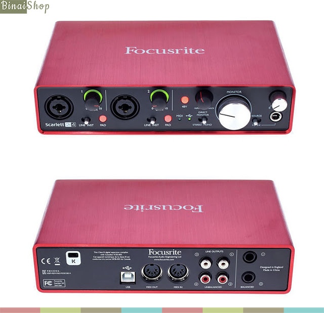 Focusrite Scarlett 2I4