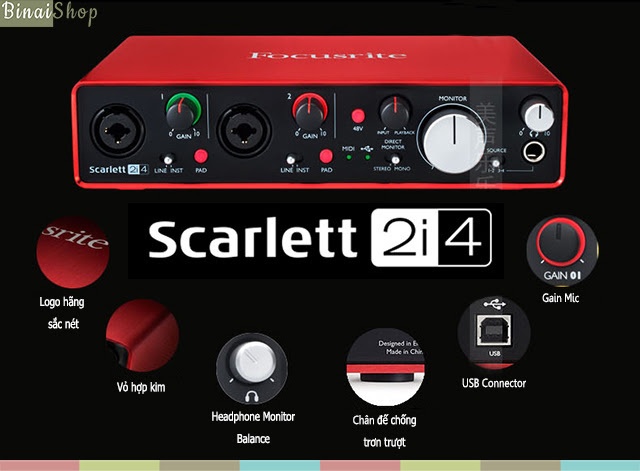 Focusrite Scarlett 2I4