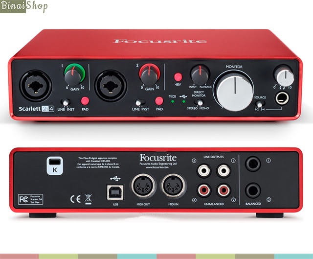 Focusrite Scarlett 2I4