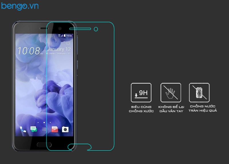 Dán màn hình cường lực HTC U Play