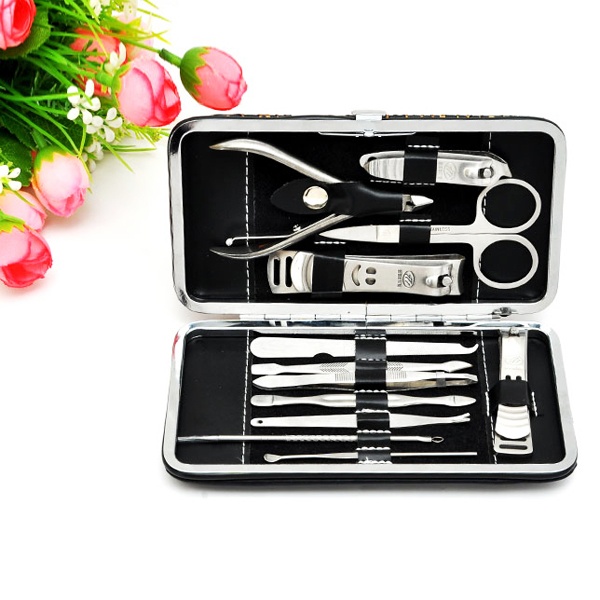 Bộ dụng cụ làm móng 12 món đa năng / Kềm cắt móng russia 12 món (lớn ) Tmark