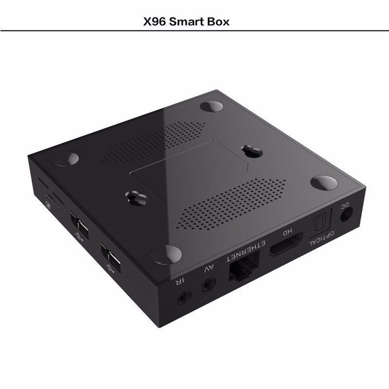 2016 ott tv box firmware X96 S905x 1G 8G Quad core Kodi16.0 android 6.0 set top box in stock