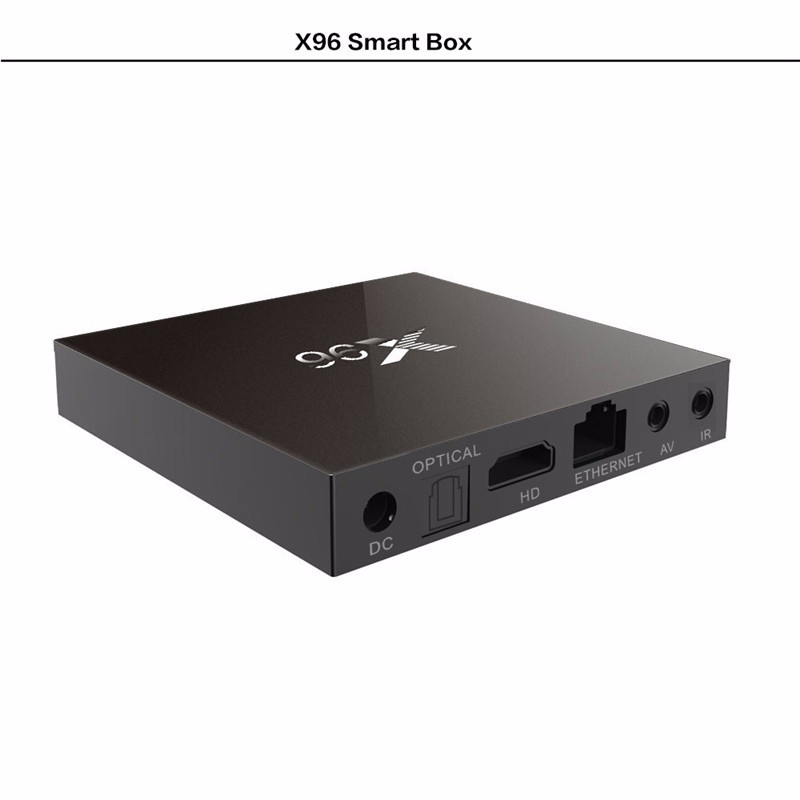 2016 ott tv box firmware X96 S905x 1G 8G Quad core Kodi16.0 android 6.0 set top box in stock