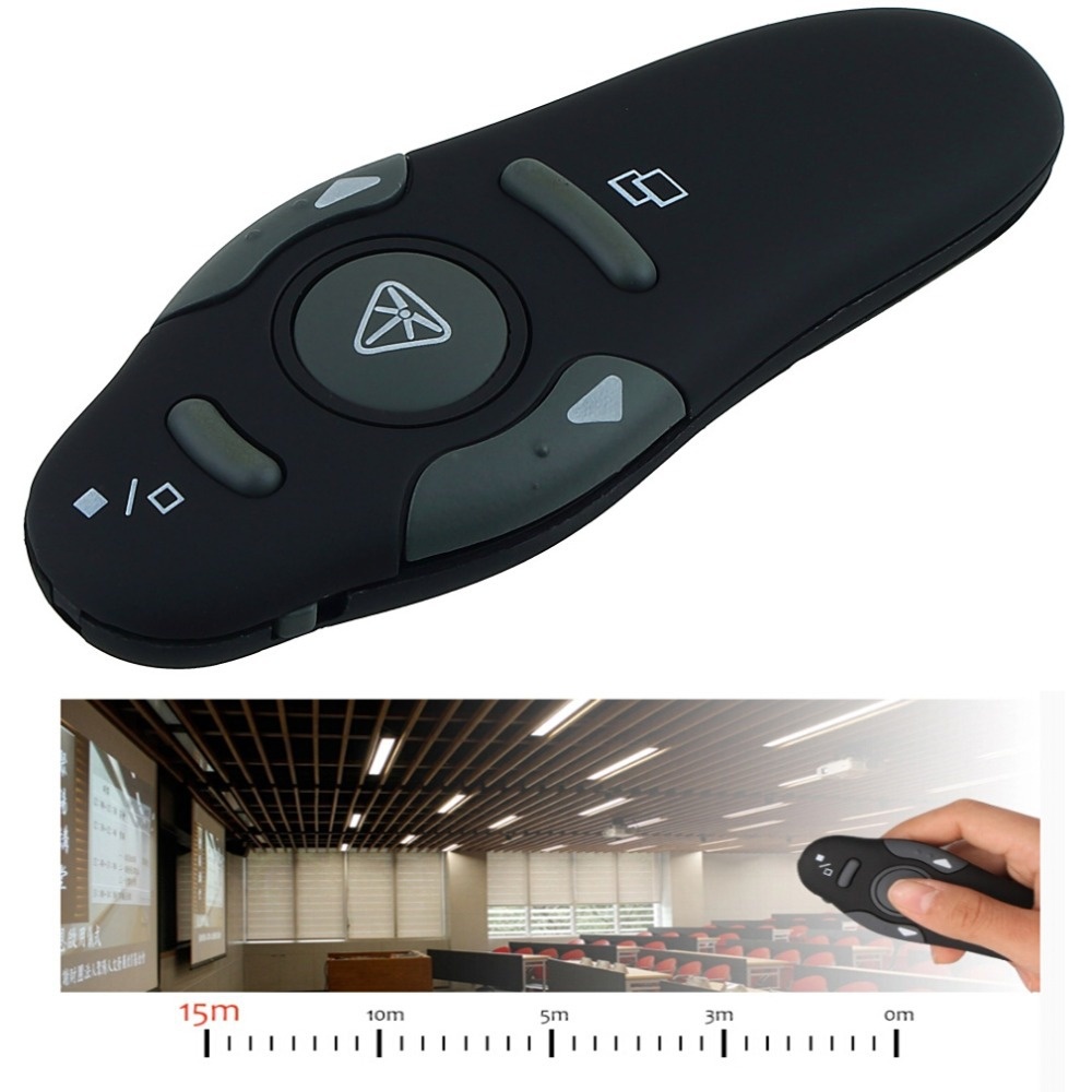 New 2015 Wireless Presenter with Red Laser Pointers Pen USB RF Remote Control PPT Powerpoint Presentation Mouse