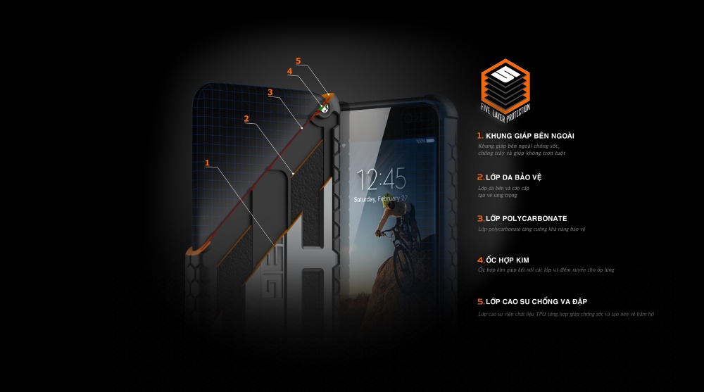 ốp lưng iphone 7/ 6S chính hãng uag