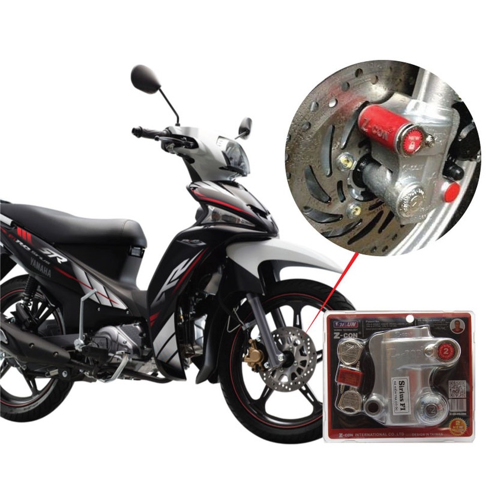 Khóa đĩa chống trộm xe máy, heo dầu Z-con - Sirius - 6