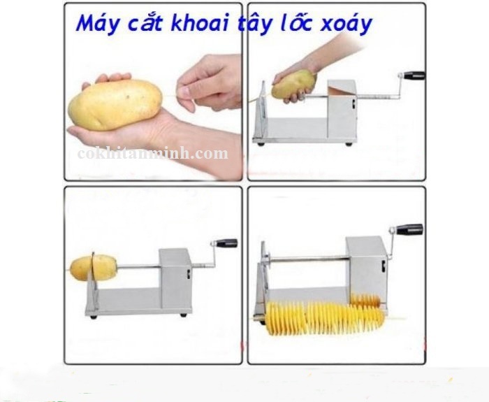 Kết quả hình ảnh cho máy cắt khoai tây lốc xoáy