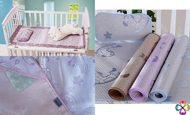 Chiếu cũi trẻ em Viscose Shikada Nhật mã AJRC 60 x 120cm