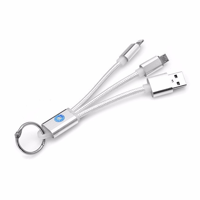 Cáp sạc 2 đầu kiêm móc khóa 1
