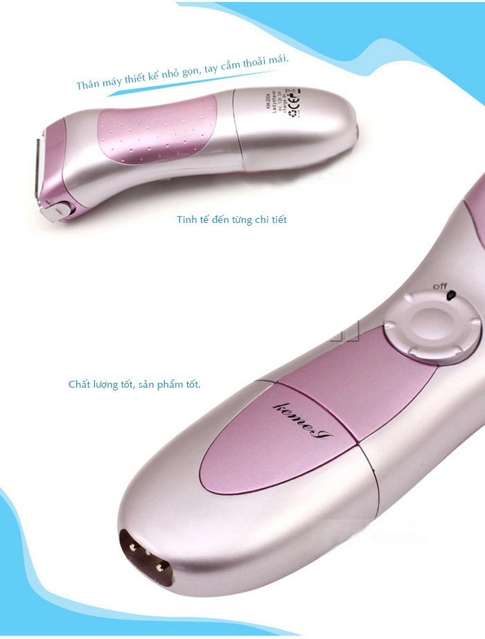 Máy cạo lông toàn thân Kemei Km-200A