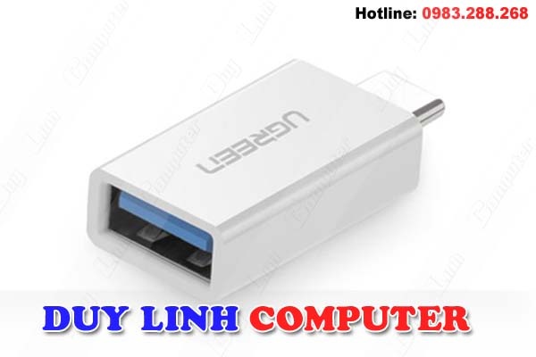 Đầu chuyển Type-C to USB 3.0 Ugreen chính hãng (Model: 30155)