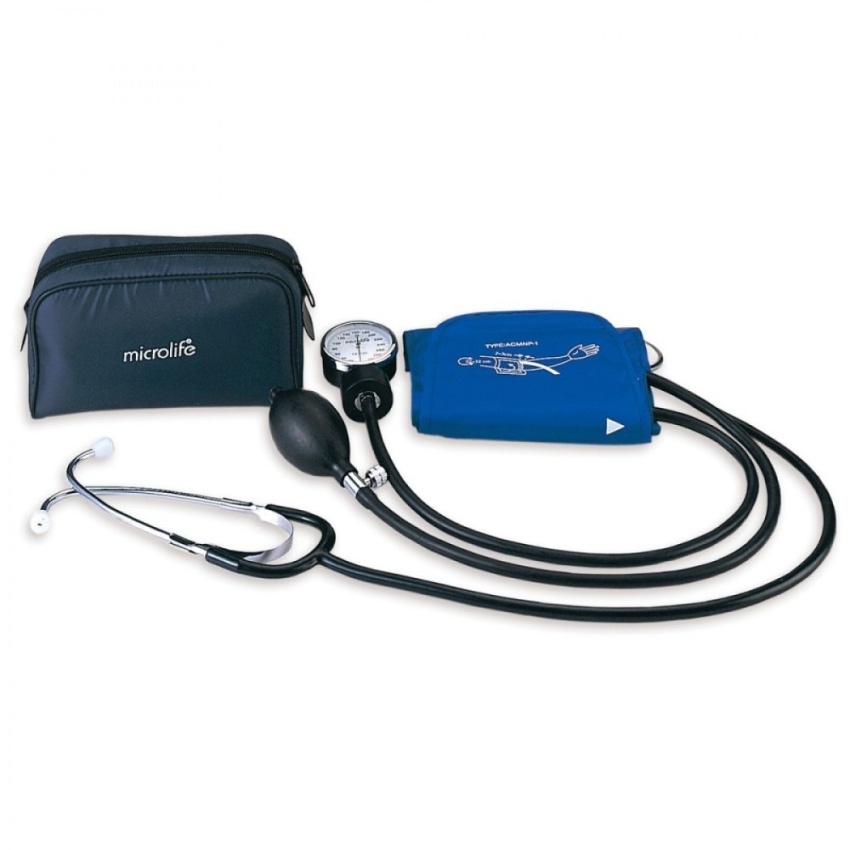 Máy đo huyết áp cơ Microlife AG1-20 + Tặng 10 khẩu trang màu sắc ngẫu