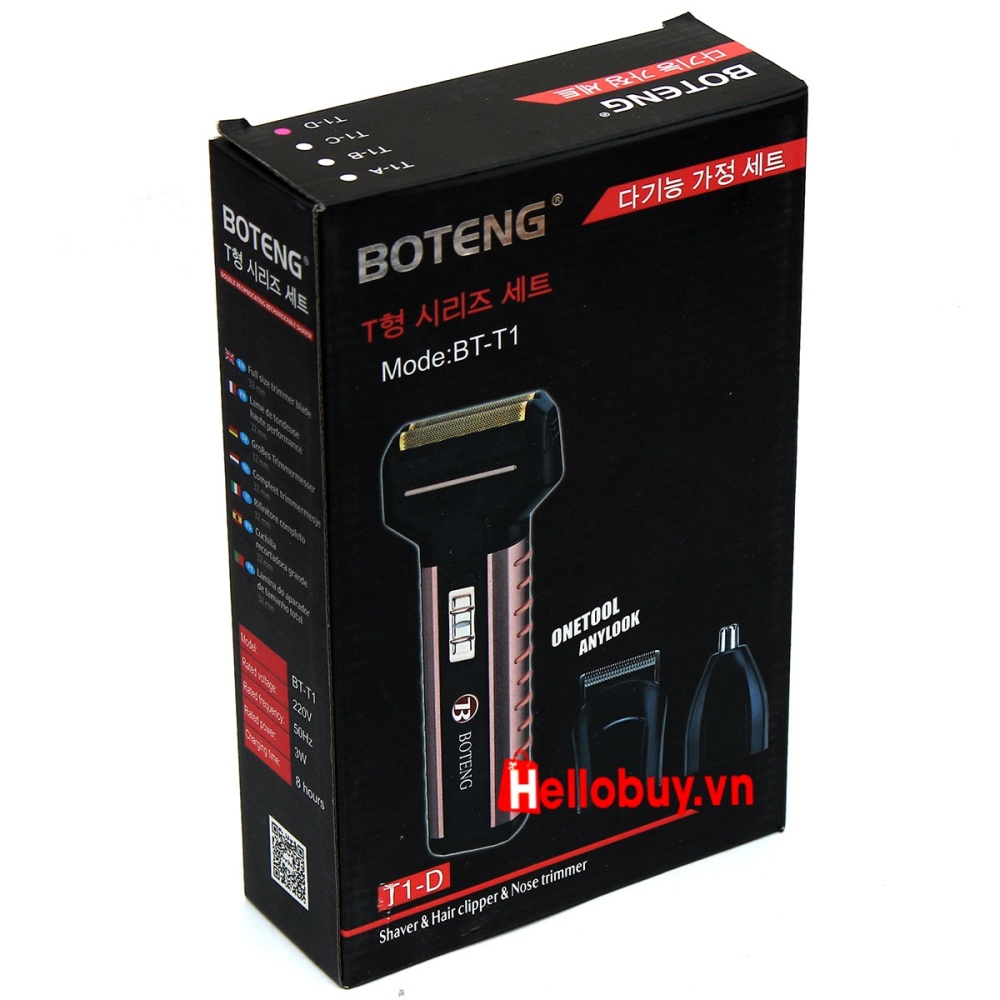TÔNG ĐƠ CẮT TÓC CẠO RÂU TỈA LÔNG MŨI BOTENG BT-T1