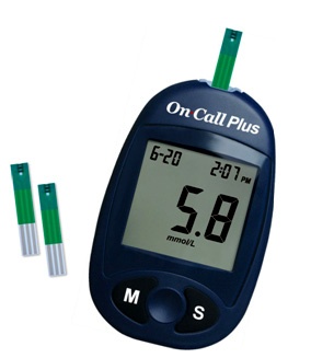 Máy đo đường huyết Acon On call Plus + Tặng ngay hộp que thử 25