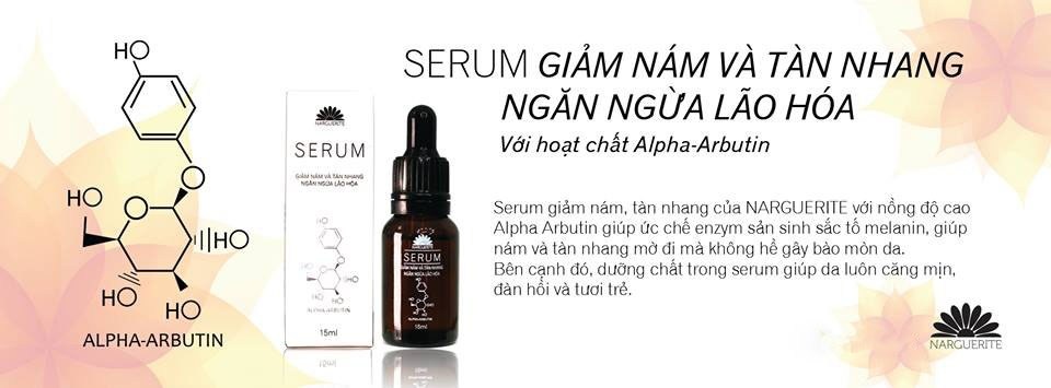 Serum giảm nám và tàn nhan