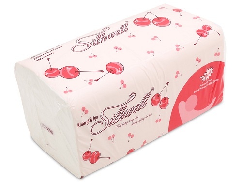 Khăn giấy rút 2 lớp Silkwell gói 280 tờ​