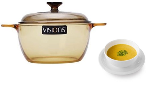 Nồi thủy tinh Visions 2.5L VS-2.5 kiểu dáng sang trọng