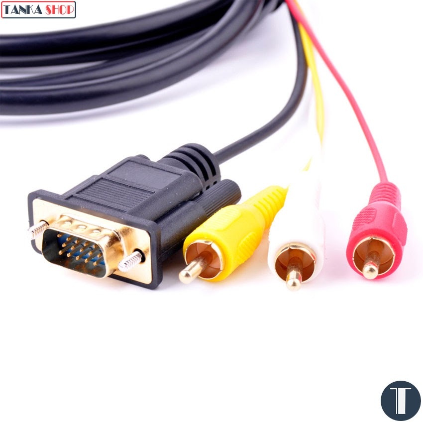 Cáp chuyển VGA sang 3 RCA