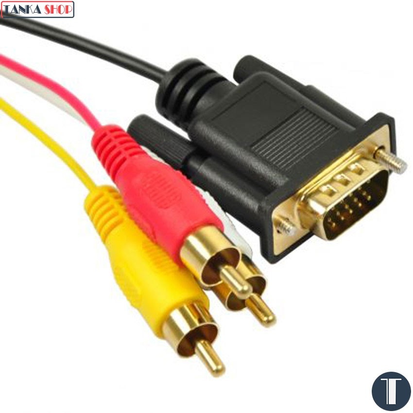 Cáp chuyển VGA sang 3 RCA