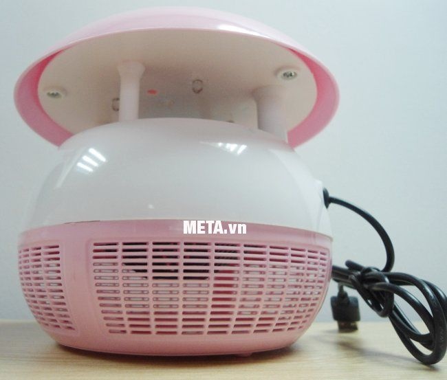 Đèn bắt muỗi Hando Mushroom có gam màu hồng dễ thương.